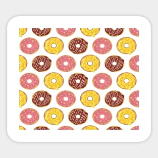 Donuts Lovers Pattern Sticker